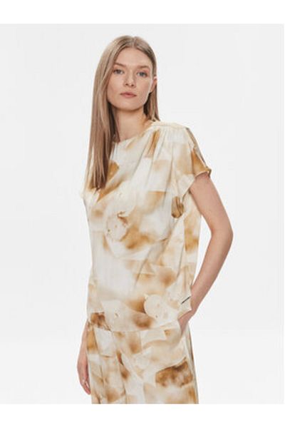 Calvin Klein Women's Blouse K20K206888 Beige