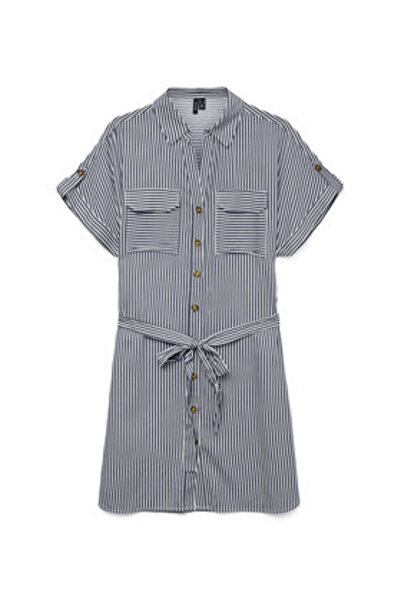 Vero Moda Rochie tip cămașă pentru femei 10325828 bleumarin