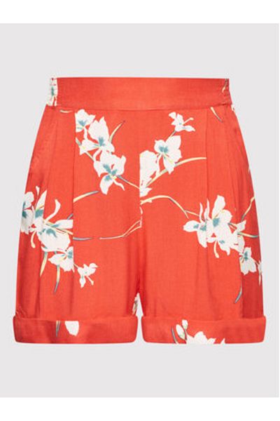 Volcom Women's Fabric Shorts B0912202 Red