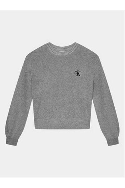Calvin Klein Jeans Girl Sweater IG0IG02327 Gray