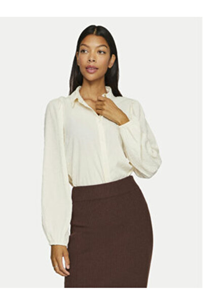 VILA vila Women's Shirt 14102572 Ecru