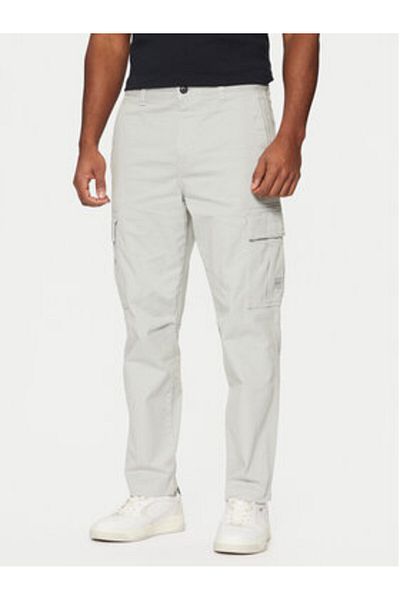 BOSS Men's Fabric Trousers 50523149 Gray