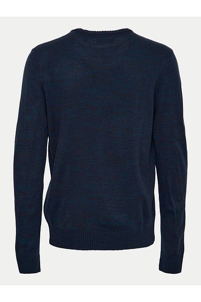 Blend Pulover bărbătesc 20717599 Albastru marin
