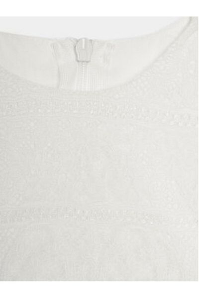 Coccodrillo Rochie elegantă pentru fete WC4128205EBG albă