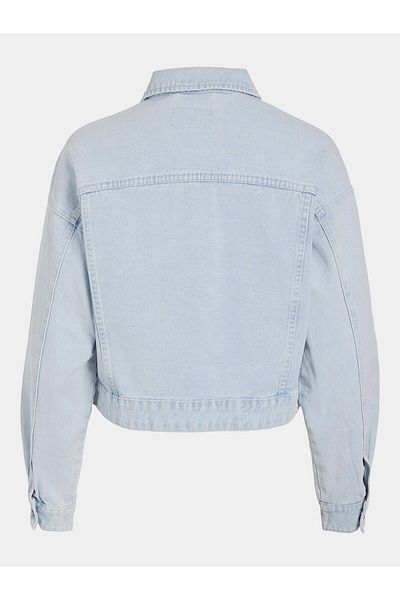 VILA Jachetă din denim pentru femei vila 14096848 albastră