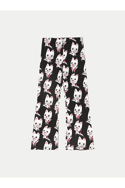 Coccodrillo Girl's Cloth Trousers ZC4122101LGD Black