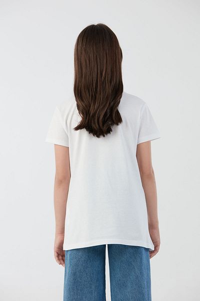 Fulla Moda Tricou pentru fetiță, 100% bumbac, imprimat cu inimă
