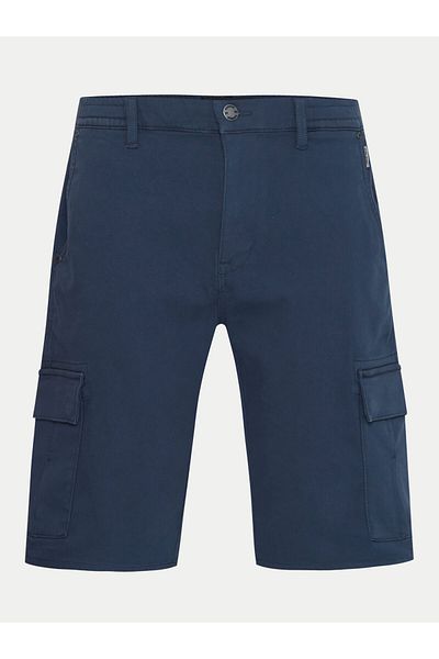 Blend Pantaloni scurți din material bărbătesc 20716437 Bleumarin