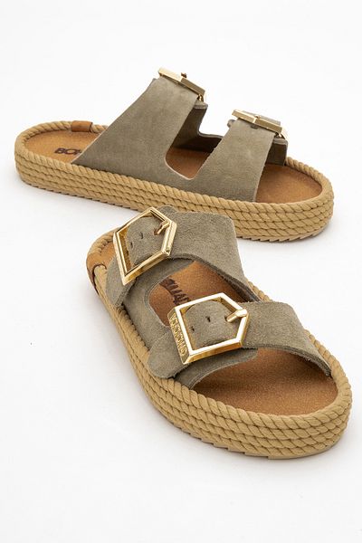 Ataköy Ayakkabı Women's Sydney Buckle Slippers