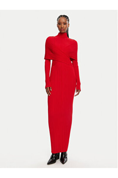 BALMAIN Rochie de seară pentru femei DF0RR835KH70 Roșie