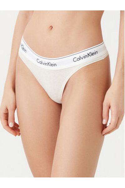 Calvin Klein lenjerie intimă tanga pentru femei 0000F3786E bej
