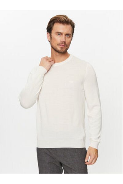 BOSS boss Men's Sweater 50476364 Ecru