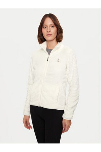 Aulp Pulover din fleece pentru femei VERIO W alb