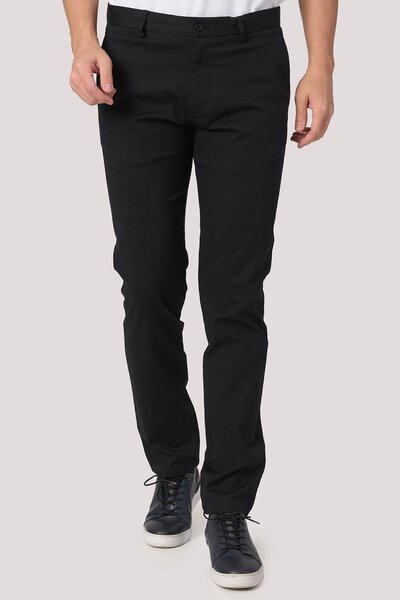 White Stone 2025-K P1047 Cord Ottoman Linen Pants Black