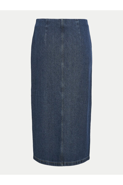 VILA Fustă din denim pentru femei 14099725 albastră