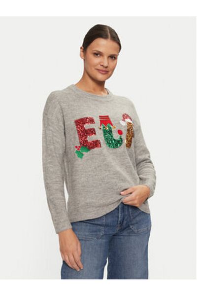 Brave Soul Women's Sweater LKX-230ELF Gray