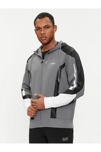 BOSS Mens Sweatshirt 50504895 Gray