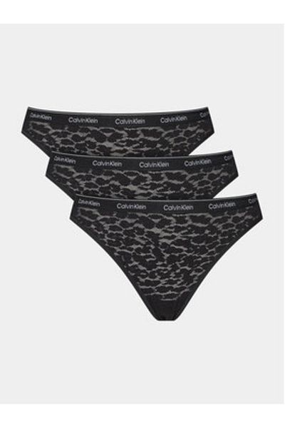 Calvin Klein underwear Women's Set of 3 pairs of classic briefs 000QD5069E Black