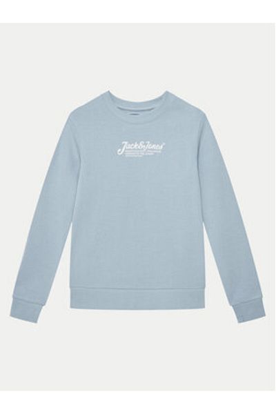 Jack & Jones Hanorac Jack Jones Junior pentru băieți 12269849 Albastru deschis