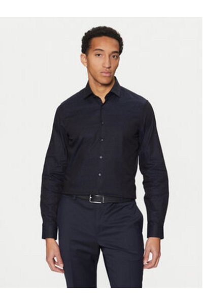 Calvin Klein Cămașă bărbătească K10K113840 Bleumarin
