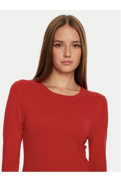 Brave Soul Women's Sweater LK-248HOLLYRD Red