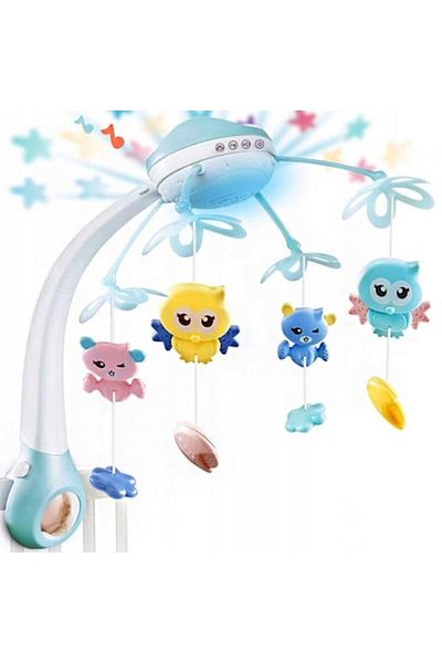 ideal STORE Interactive Multifunctional Night Bed Bell idealStore with Remote, Turquoise