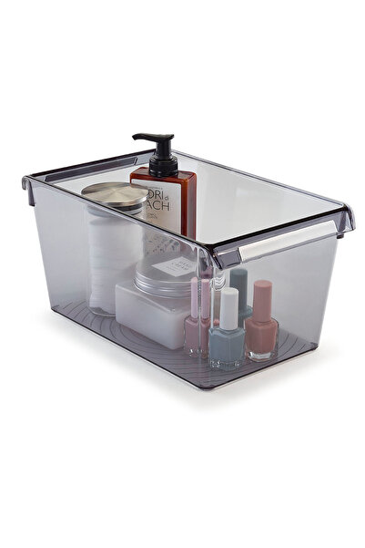 Prima Nova Refrigerator Organizer - 310*180*150 mm Transparent Black Set of 3