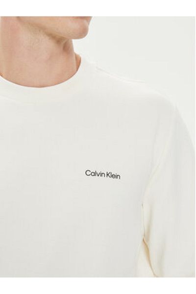 Calvin Klein Mens Sweatshirt K10K109926 Ecru
