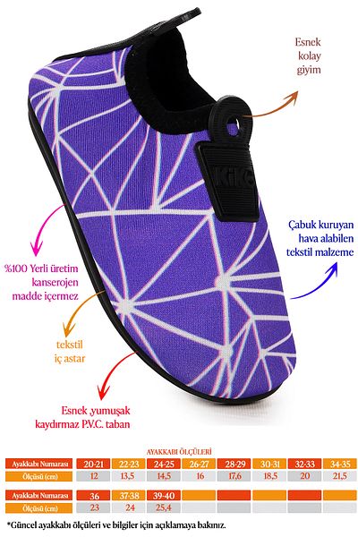 Kiko Kids Prism Pool Beach Girl's Sea Shoes 7515