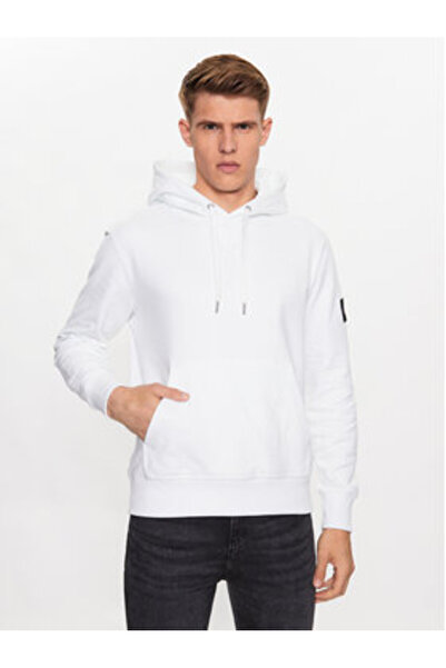 Calvin Klein Jeans Ανδρικό Φούτερ J30J323430 Λευκό
