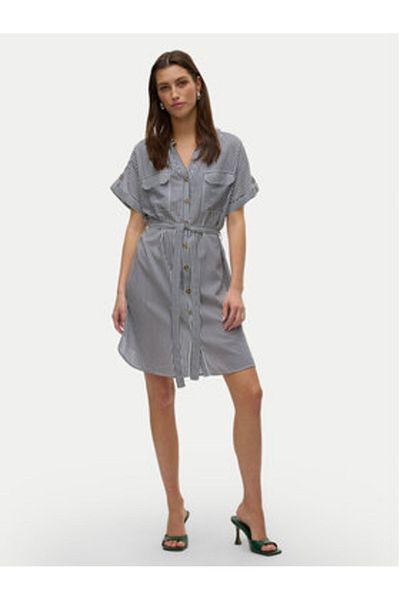 Vero Moda Rochie tip cămașă pentru femei 10325828 bleumarin