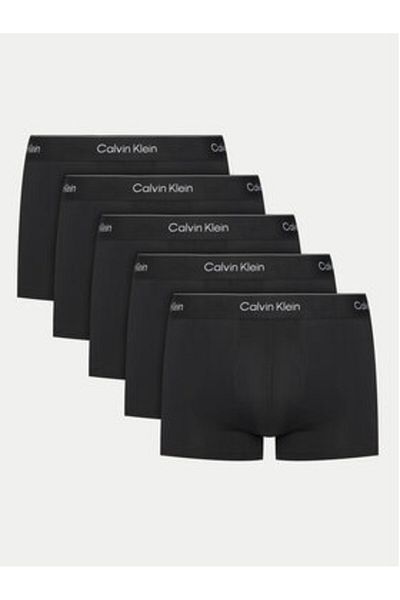 Calvin Klein Set de 5 boxeri pentru bărbați LV00NB4393 Negru