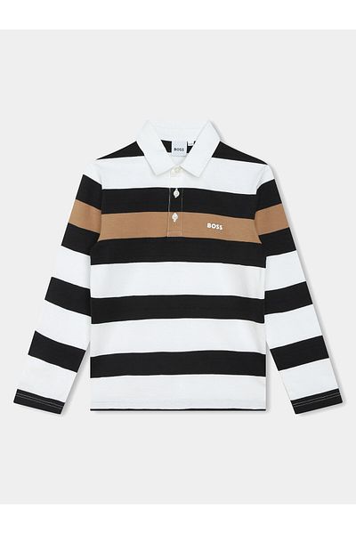 BOSS Polo pentru băieți J50706 D Colorat