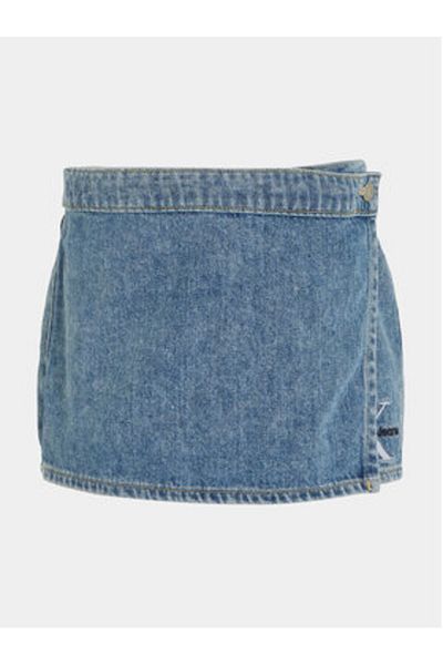 Calvin Klein Jeans Fustă denim pentru fete IG0IG02371 albastră