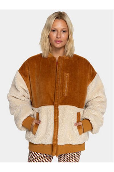 BİLLABONG billabong Women's Bomber Jacket EBJJK00114 Ecru