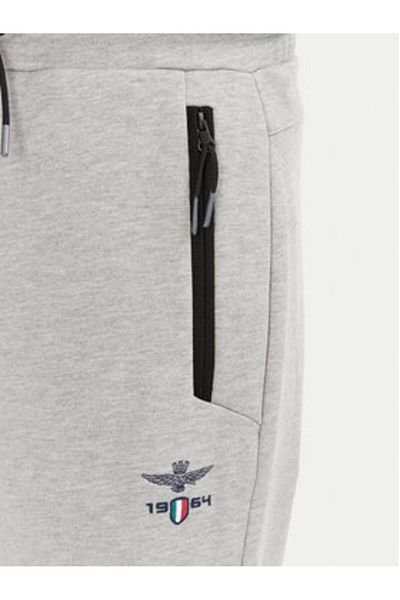 Aeronautica Militare Men's Sweatpants 251PF965F581 Gray