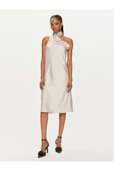 Bruuns Bazaar Rochie de cocktail pentru femei BBW3866 bej