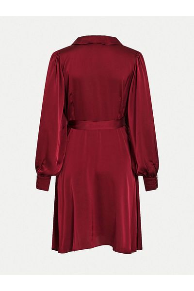 VILA vila Women's Cocktail Dress 14084510 Burgundy