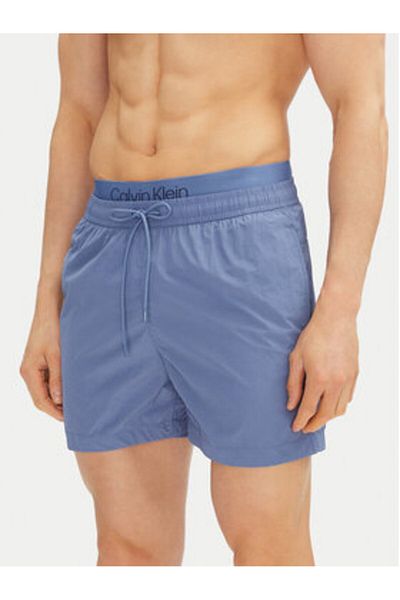 Calvin Klein Pantaloni scurți de baie pentru bărbați KM0KM01104 Albastru