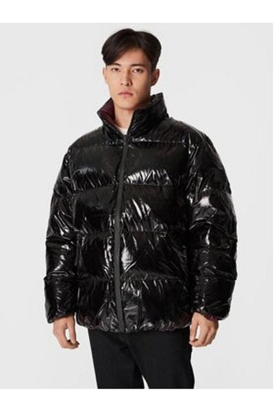Calvin Klein Jachetă de puf pentru bărbați K10K110315BEH Negru, Mov
