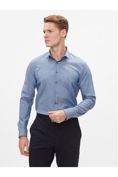 Calvin Klein Cămașă bărbătească K10K112299 Albastru marin