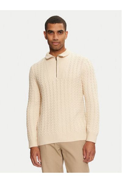 WRANGLER Men's Sweater 112357290 Ecru