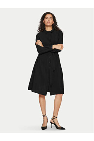 VILA vila Women's Shirt Dress 14095932 Black