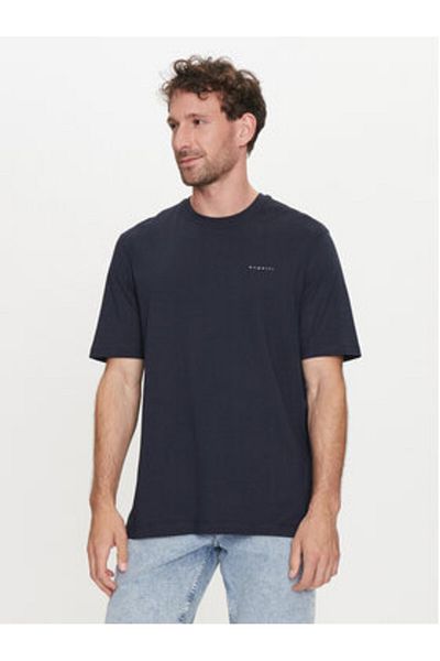 BUGATTI Men's T-Shirt 8350 55040A Navy Blue