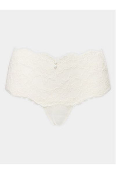 Hunkemöller hunkemoller Women's Thong 202104 White