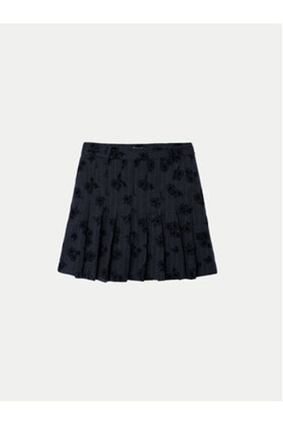 Desigual Women's Pleated Skirt 24WWFW23 Gray