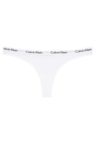 Calvin Klein calvin klein underwear Women's Thong 0000D1617E White