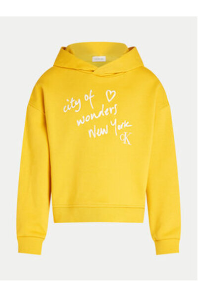 Calvin Klein Jeans Hanorac pentru fete IG0IG02645 Galben