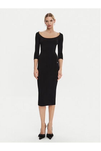 Dolce&Gabbana Dolce & Gabbana Rochie tricotată pentru femei FXS20T JFMEV Negru