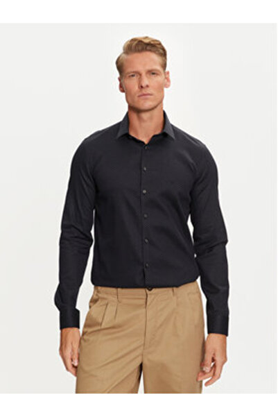 Calvin Klein Cămașă bărbătească K10K113521 bleumarin